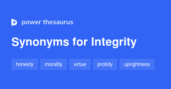 synonym for integrity
