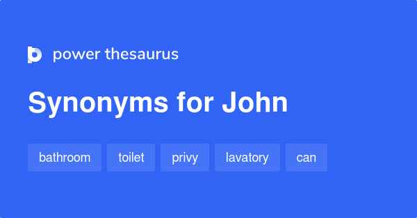 Many of these words are synonyms for - John Plus English