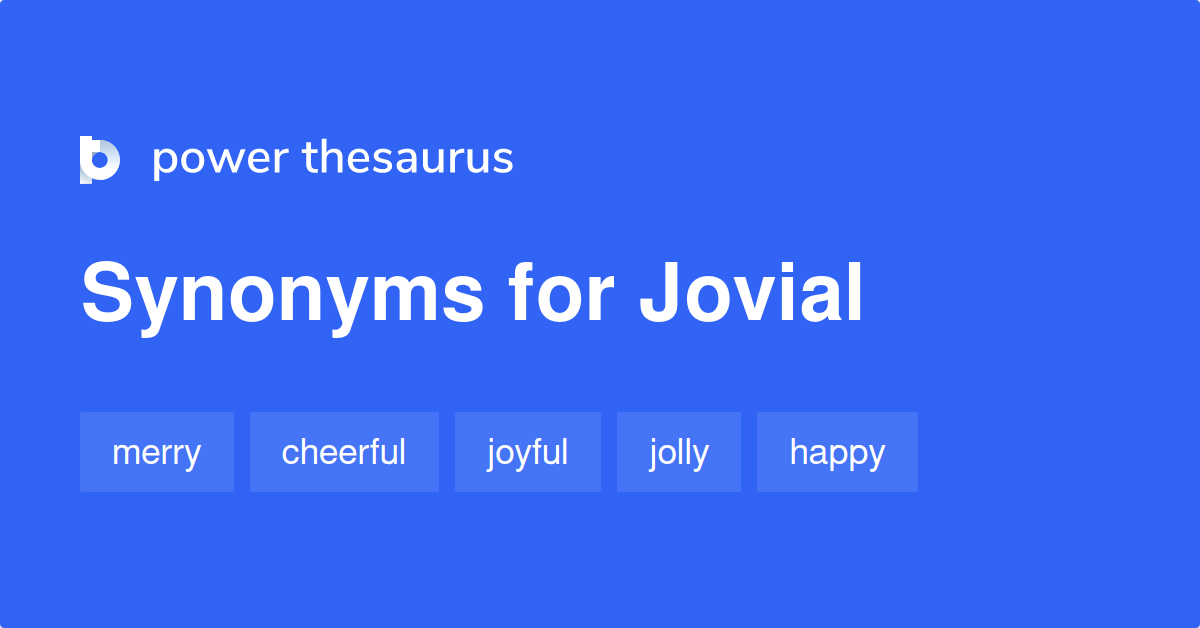 What Is A Antonym For Jovial