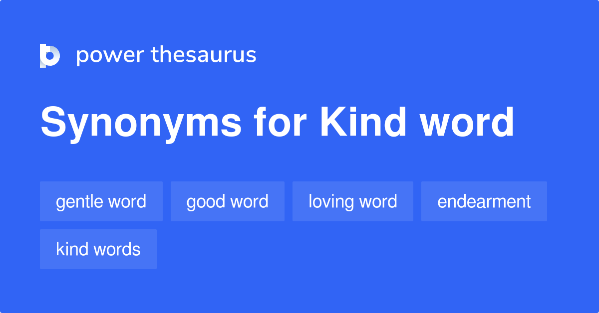 the word kind