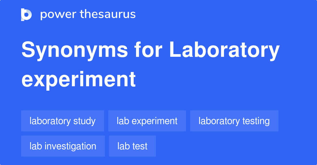 experiment run synonym