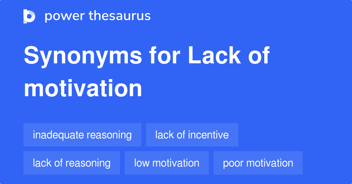 lacking activity synonym