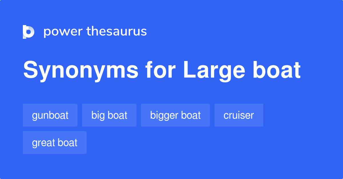 What Are The Synonyms Of Boat