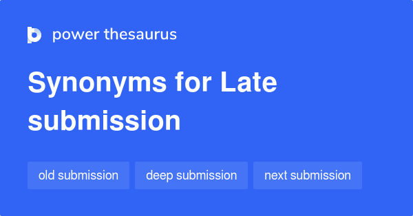 What Are The Synonyms Of Submission