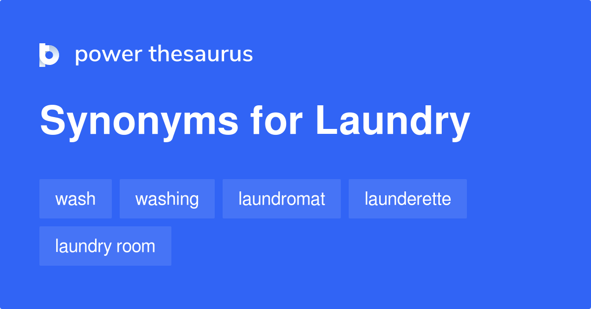 Laundry Similar Words