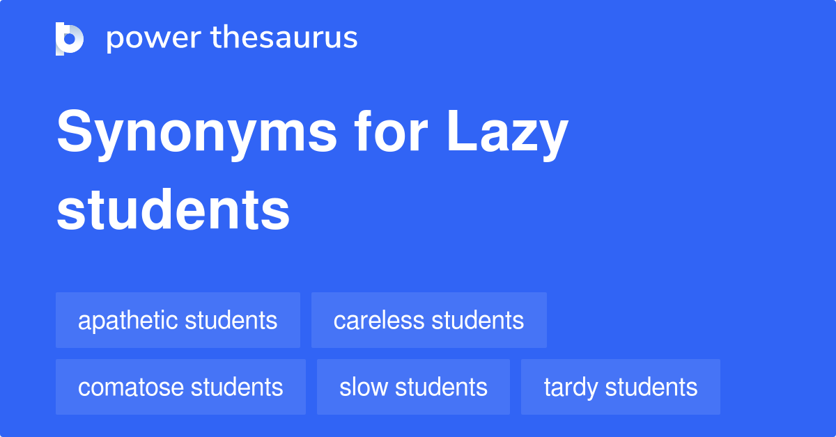 lazy synonym