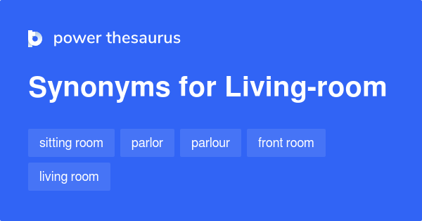 snynonyms for living room