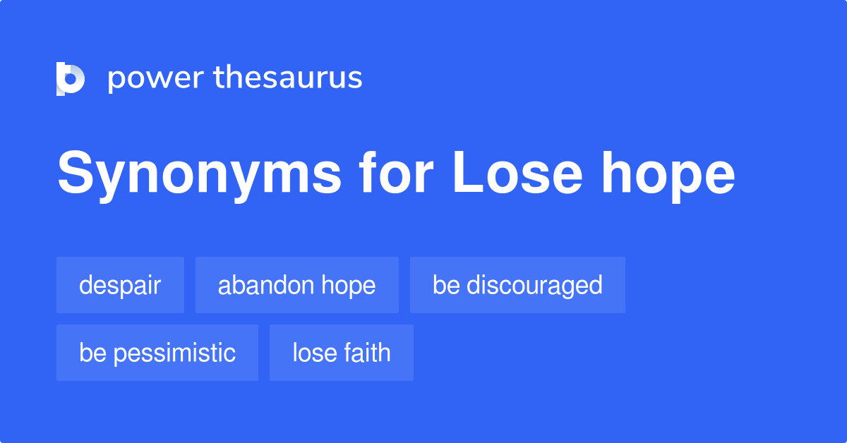 hope synonyms in english