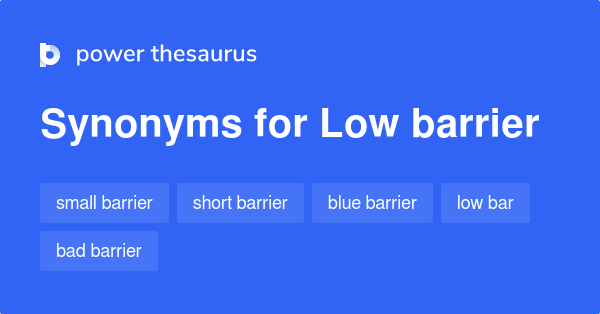 barrier synonym