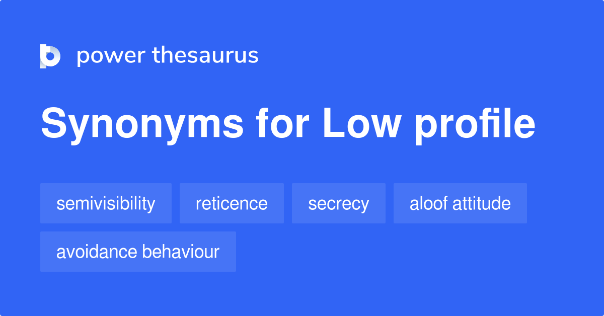 low-profile-synonyms-170-words-and-phrases-for-low-profile