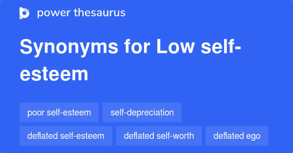 Low Self Esteem Synonyms 