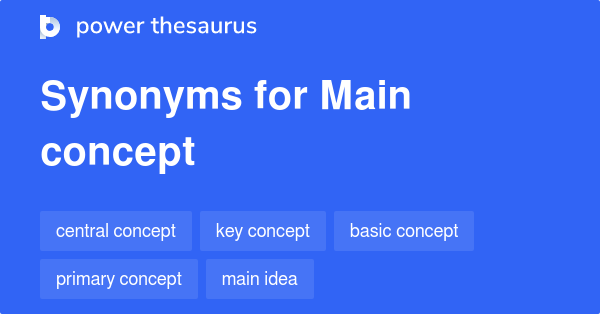 What Are The Synonyms For Main