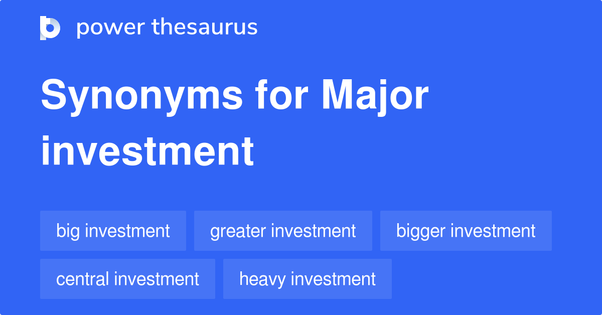 investment thesis synonym