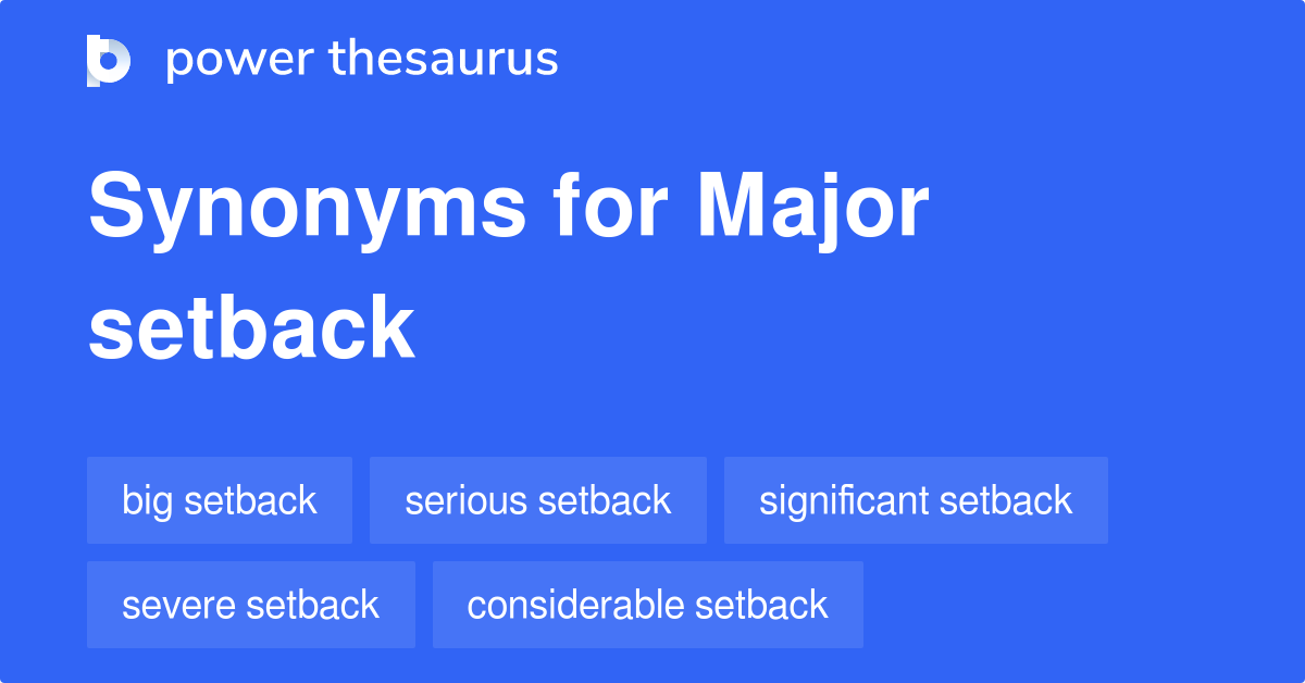 set back thesaurus