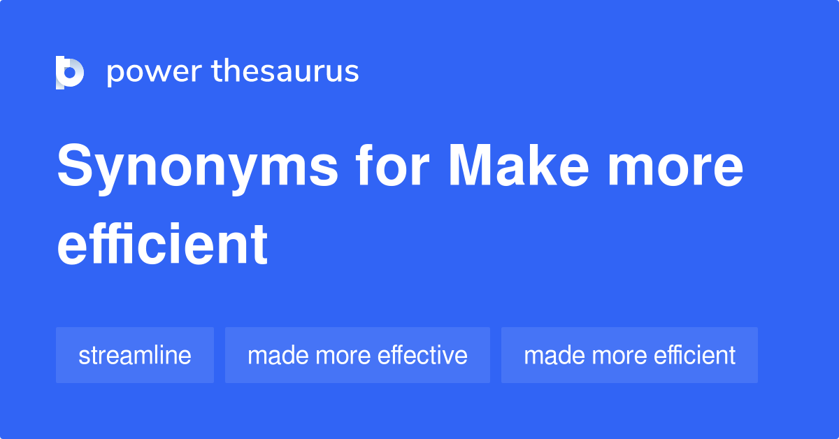 Make More Efficient Synonyms