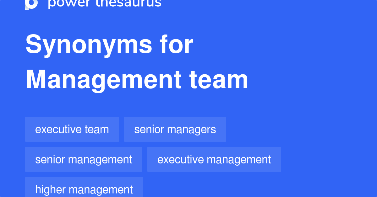 Management Team Synonyms 2 