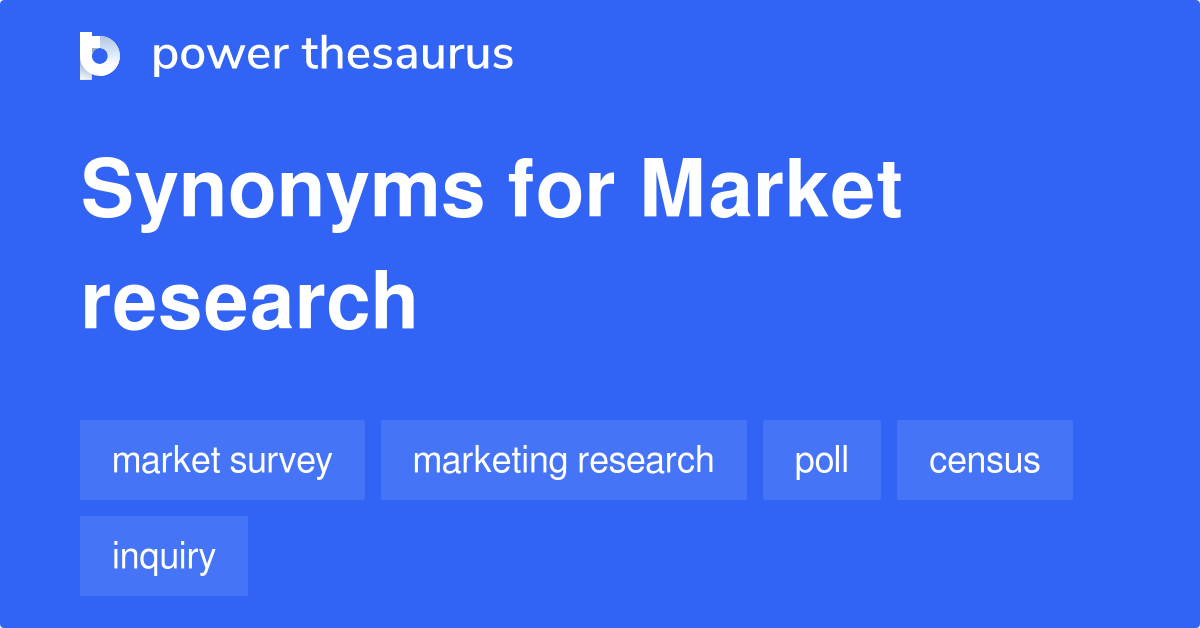 in market research synonym