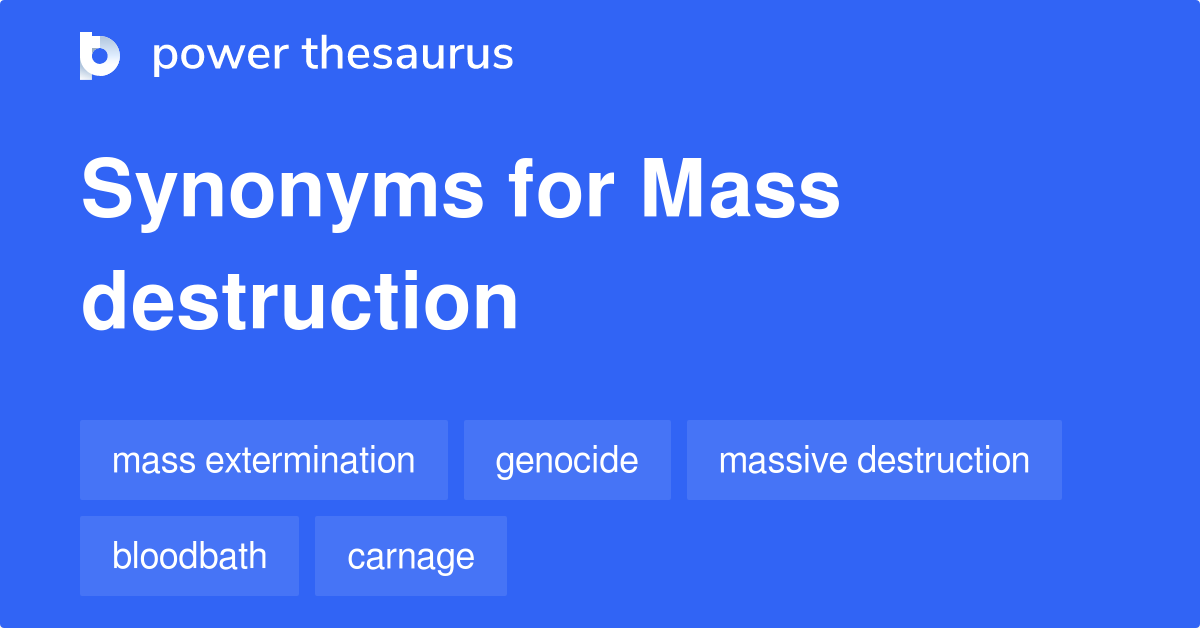 obliteration thesaurus