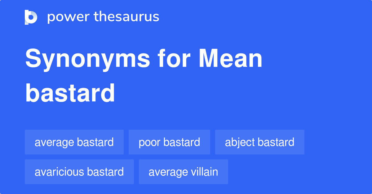 Bastard Meaning