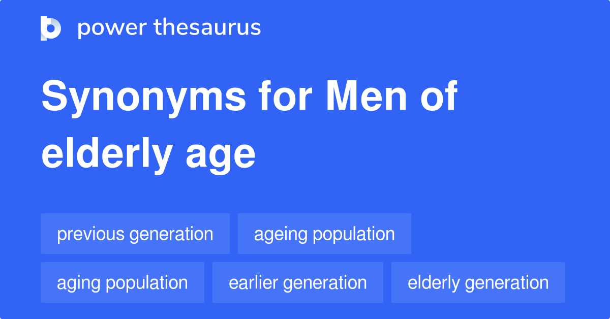 What Is The Synonyms Of Elderly