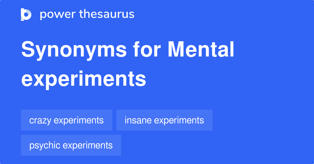 thought experiment synonim