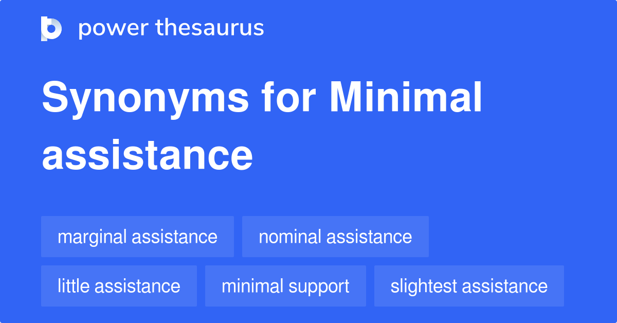 minimal-assistance-synonyms-66-words-and-phrases-for-minimal-assistance