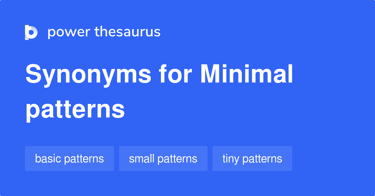 What Are Synonyms For Minimal