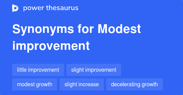 What Are Two Synonyms For Improvement