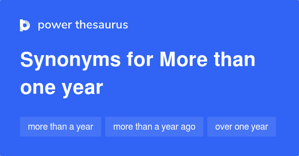 One Year Synonyms