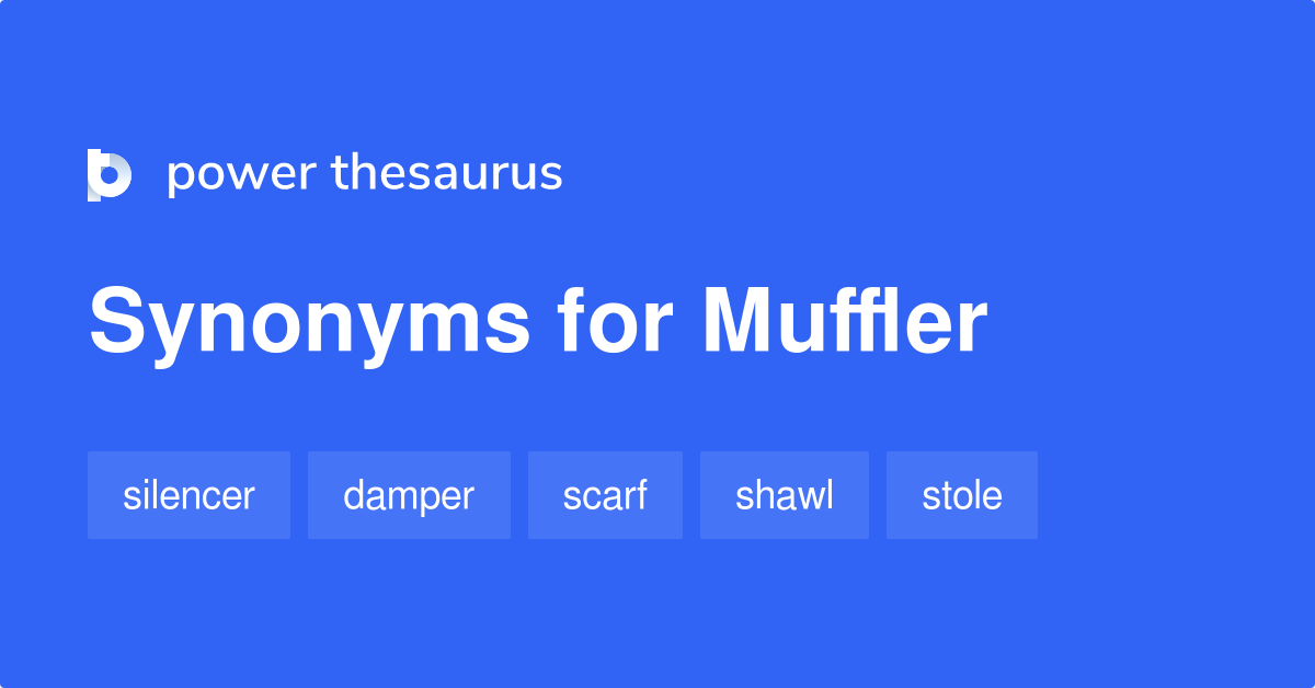 Muffler Synonyms