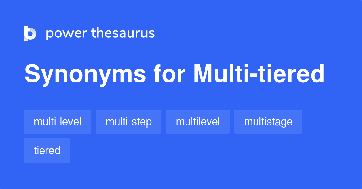 Multi Tiered Synonyms 2 