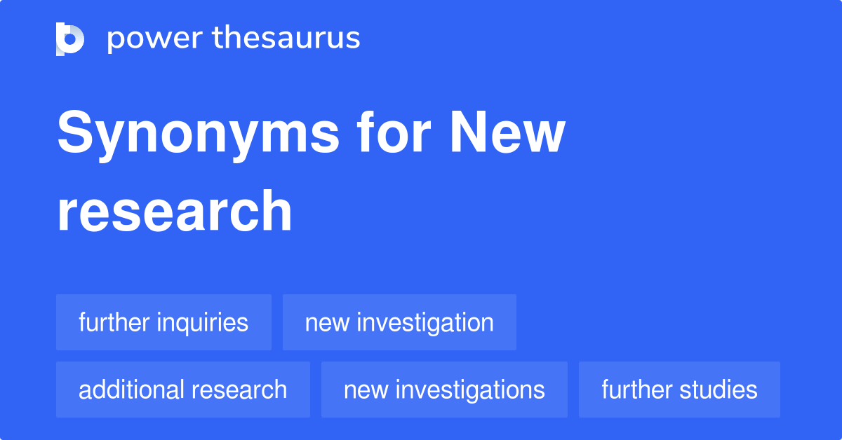 research synonyms