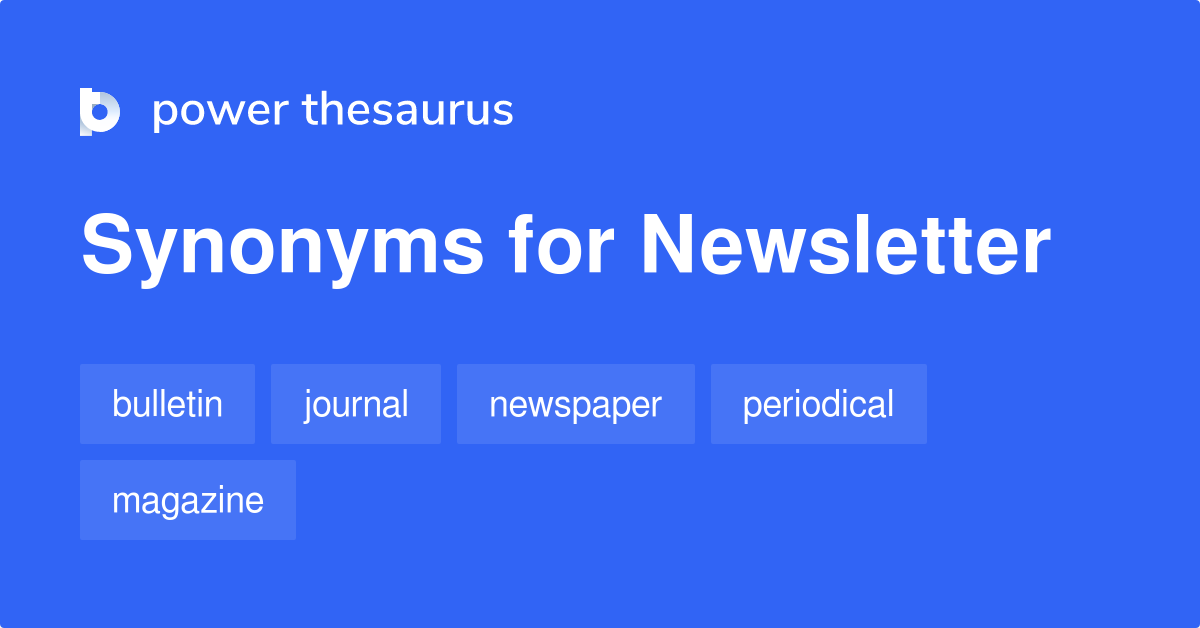 Newsletter Synonym