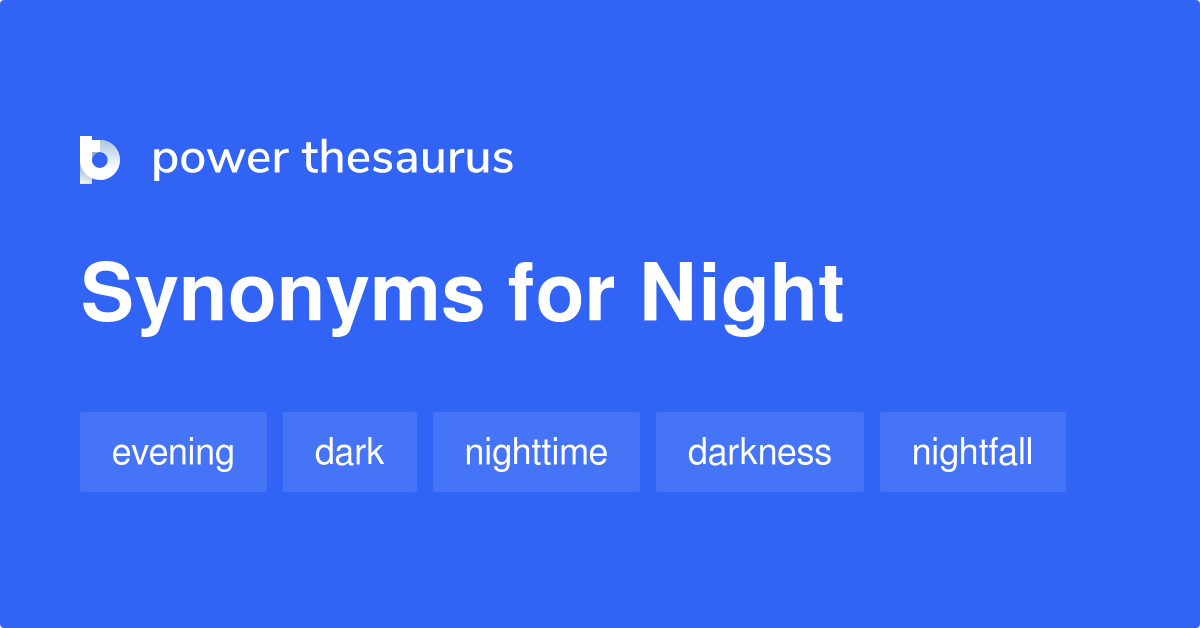 Synonyms Of Good Night In English