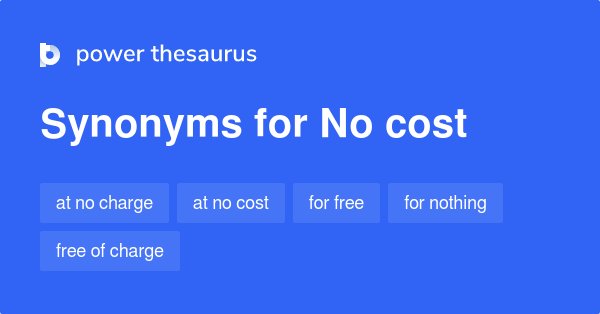 Do Not Cost Synonyms