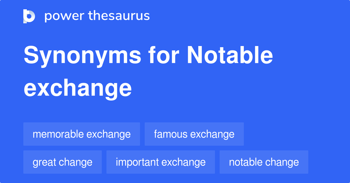 Stock Exchange Synonyms In English