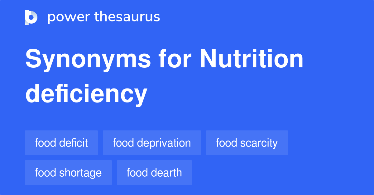 What Are Some Synonyms Of Nutrition