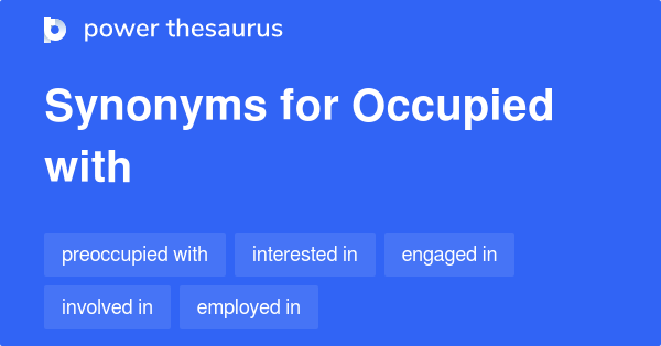 what is the meaning of occupied