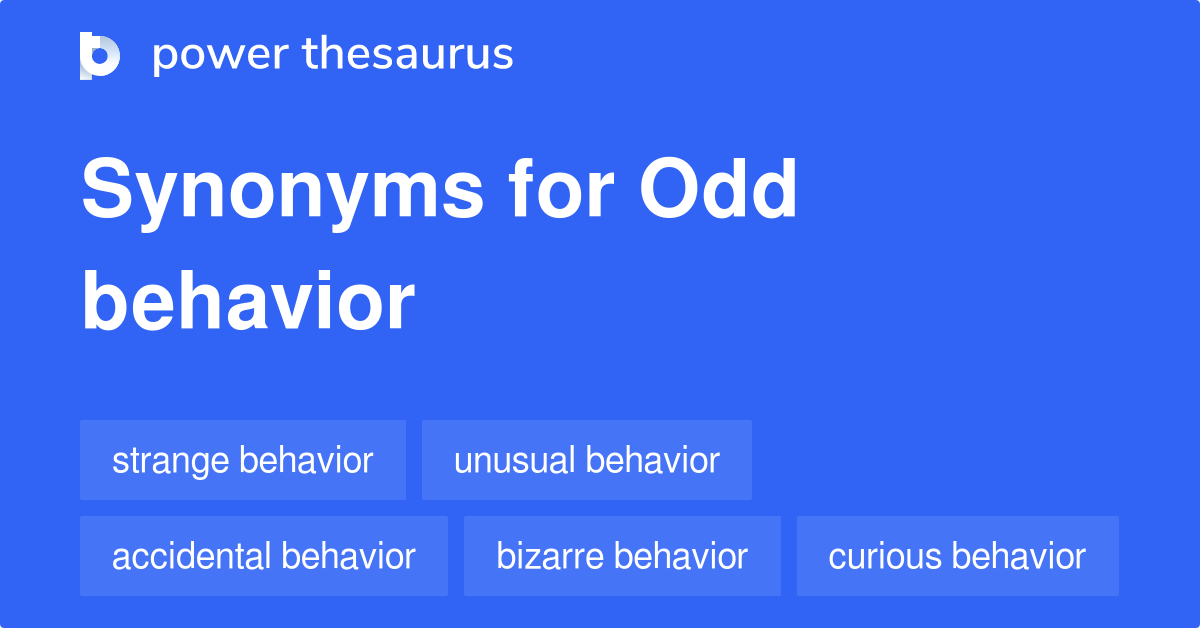 What Are 3 Synonyms For Odd