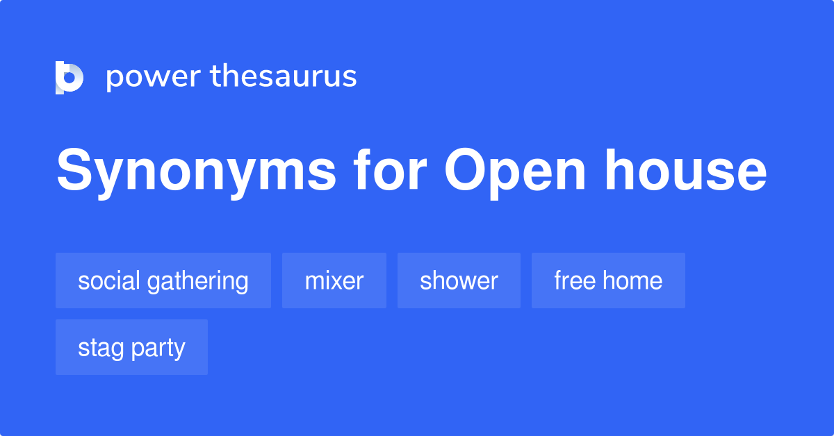 Open House Synonyms 2 