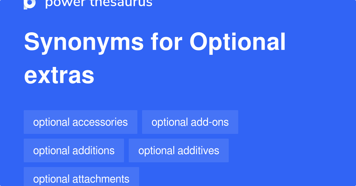 Optional Add-ons