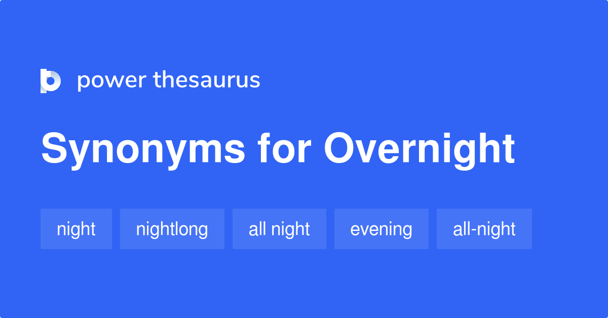 overnight trip synonym