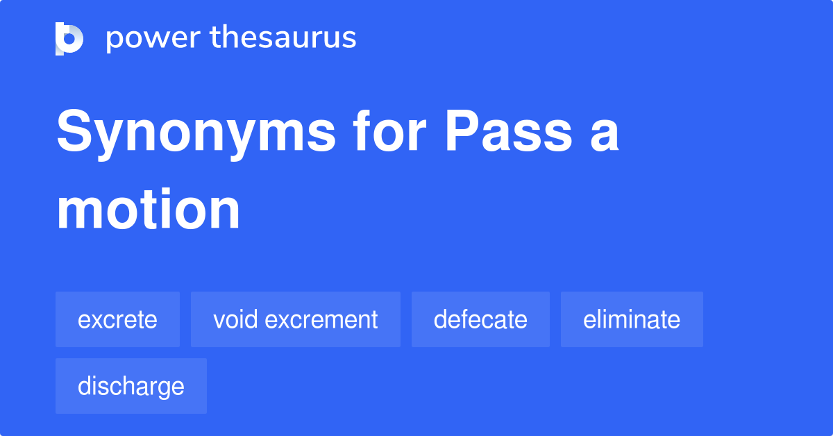 Pass Synonyms In English