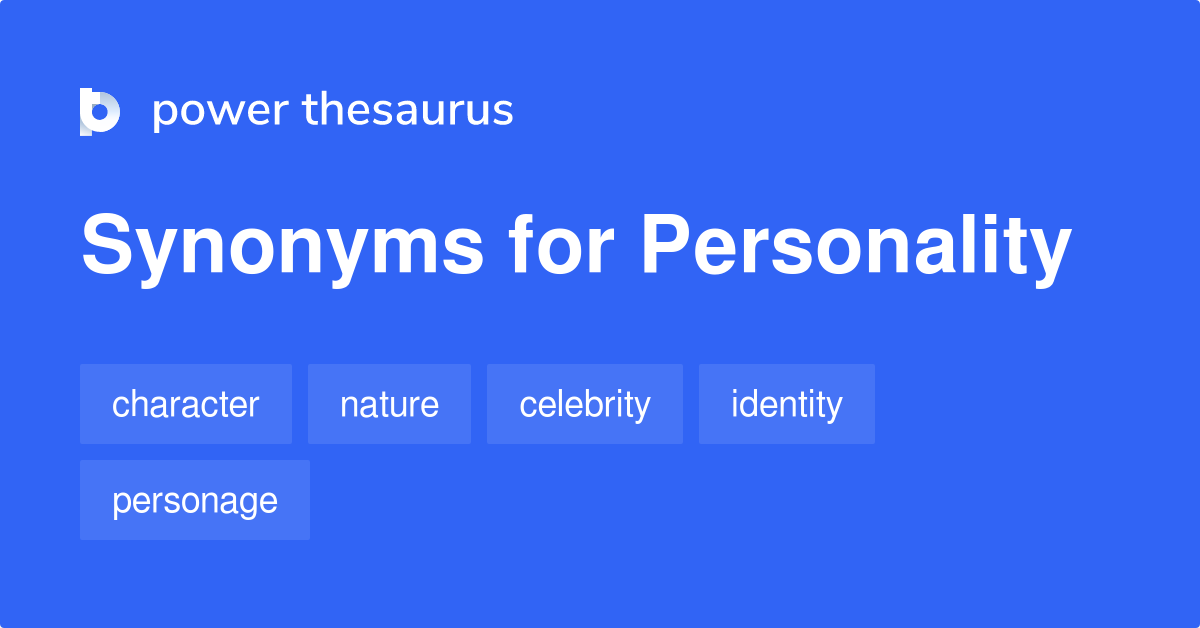 Personality Synonyms 2 