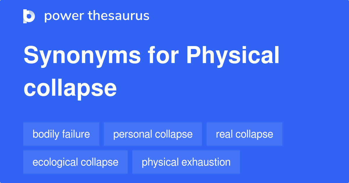 Collapse Synonyms In French