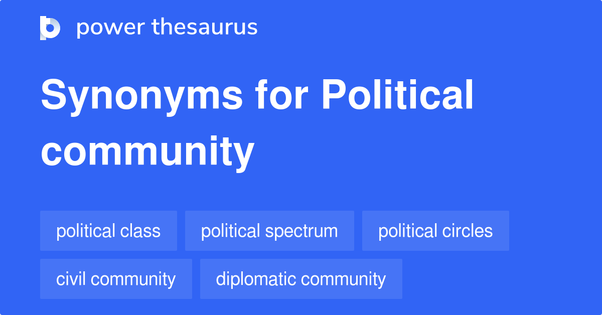 Political Community Synonyms 2 
