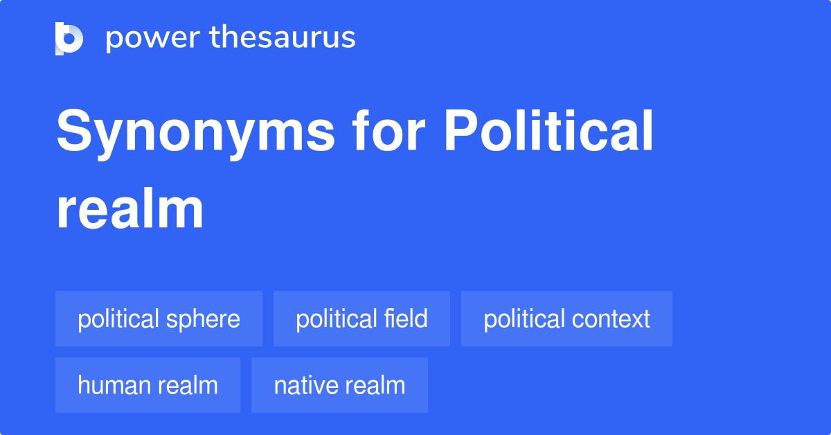 Political Realm Synonyms 2 