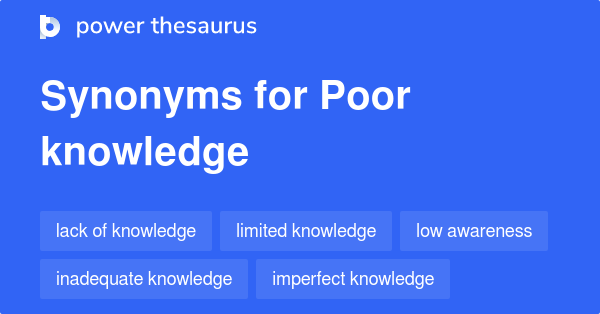 Synonyms Of Poor Quality Words