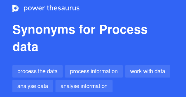 process synonyms in english