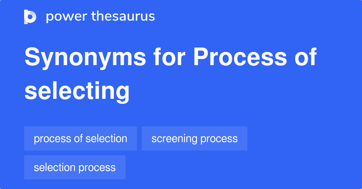 process synonyms in english